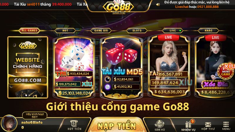 Giới thiệu cổng game Go88