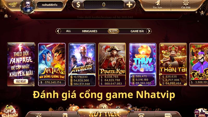 Đánh giá cổng game nhatvip đổi thưởng