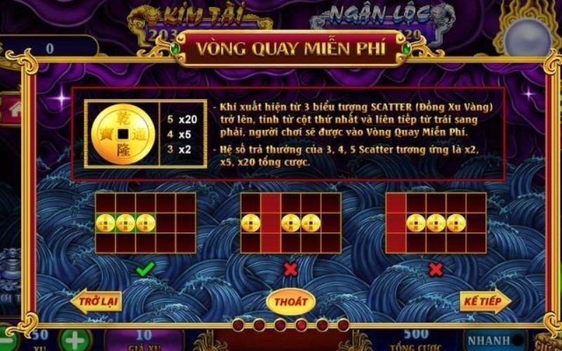 Slot game kho tàng Ngũ Long