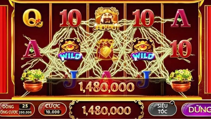 Biểu tượng tiền thưởng trong slot game thần tài